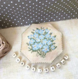 Garden Treasures - Forget-Me-Not - Cross Stitch Pattern