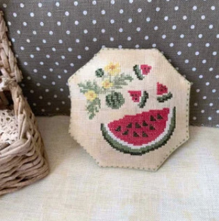Garden Treasures -Watermelon - PDF Cross Stitch Pattern