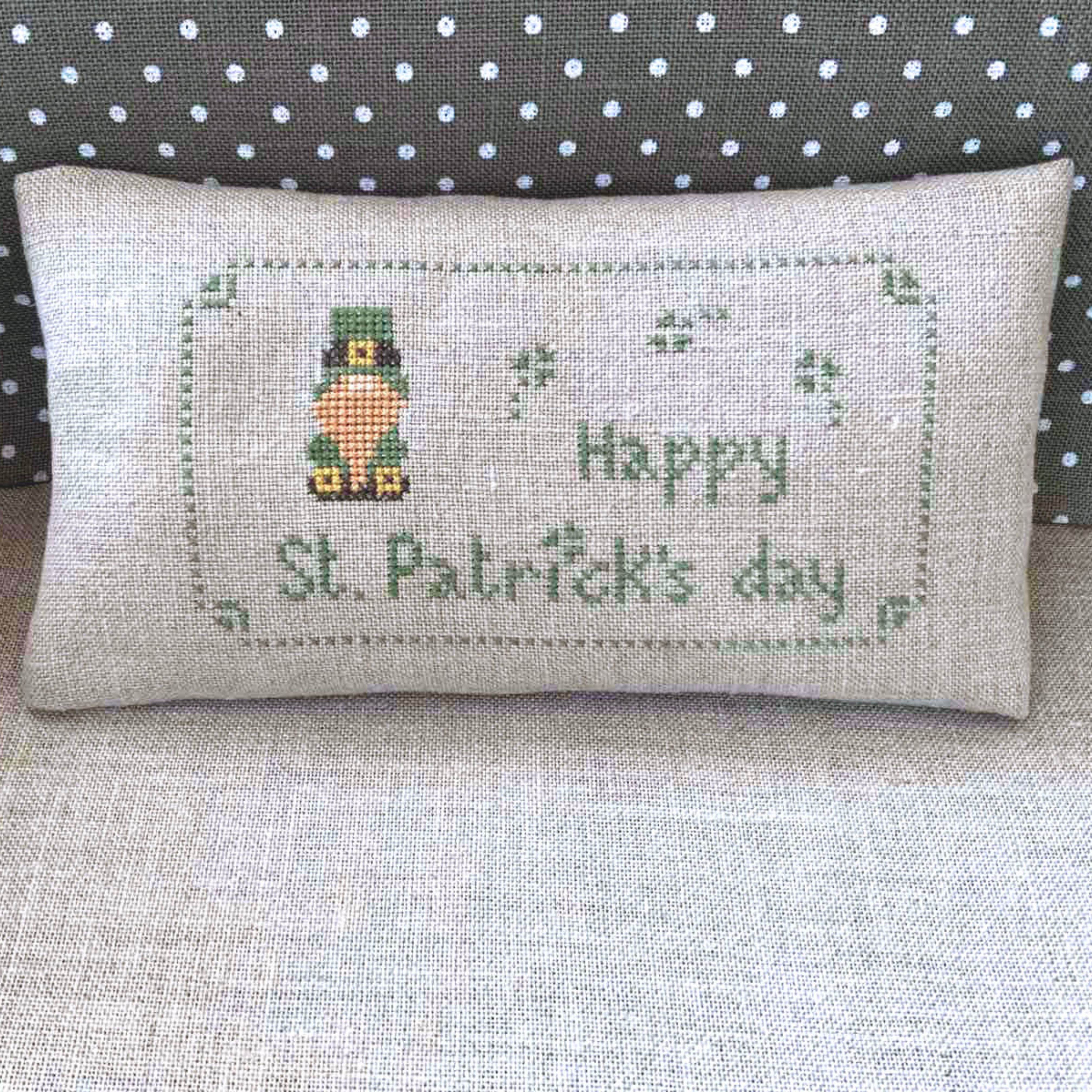 Happy St. Patrick's Day - PDF Cross Stitch Pattern