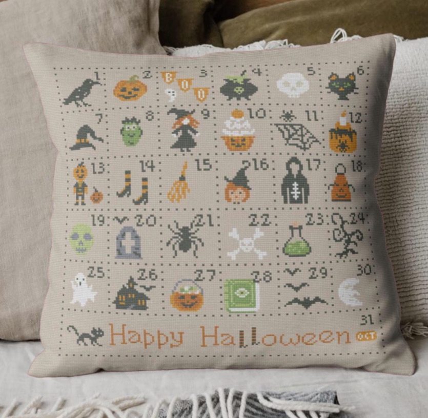 Halloween Advent Calendar- Cross Stitch Pattern
