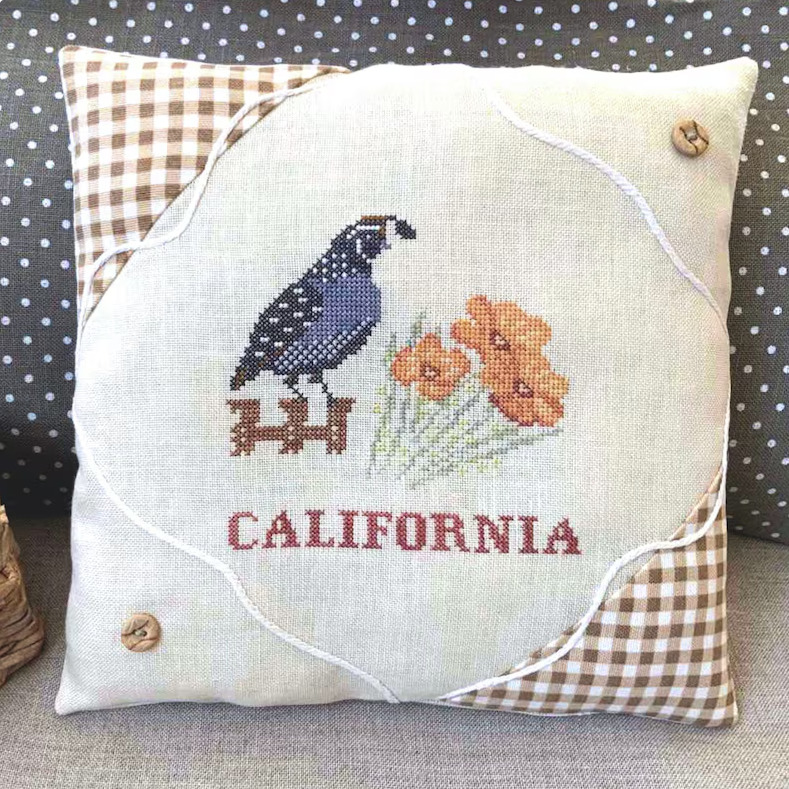 California - Cross Stitch Pattern