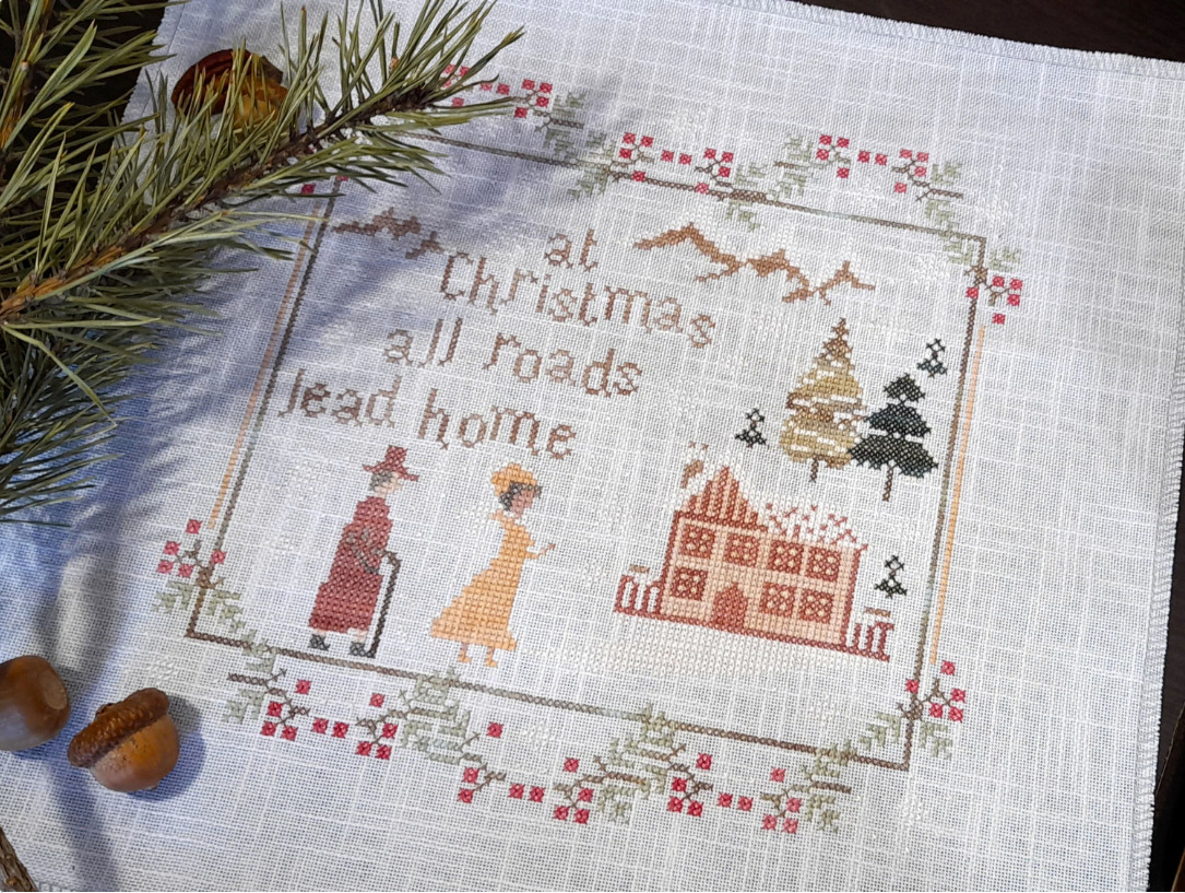 At Home for Christmas - Cross Stitch Pattern