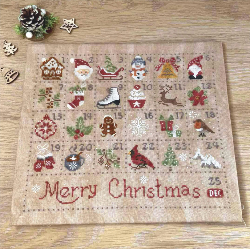 Christmas Advent Calendar - Cross Stitch Pattern