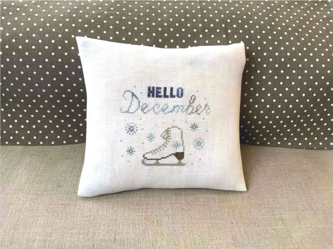 Hello December - Christmas PDF Cross Stitch Pattern