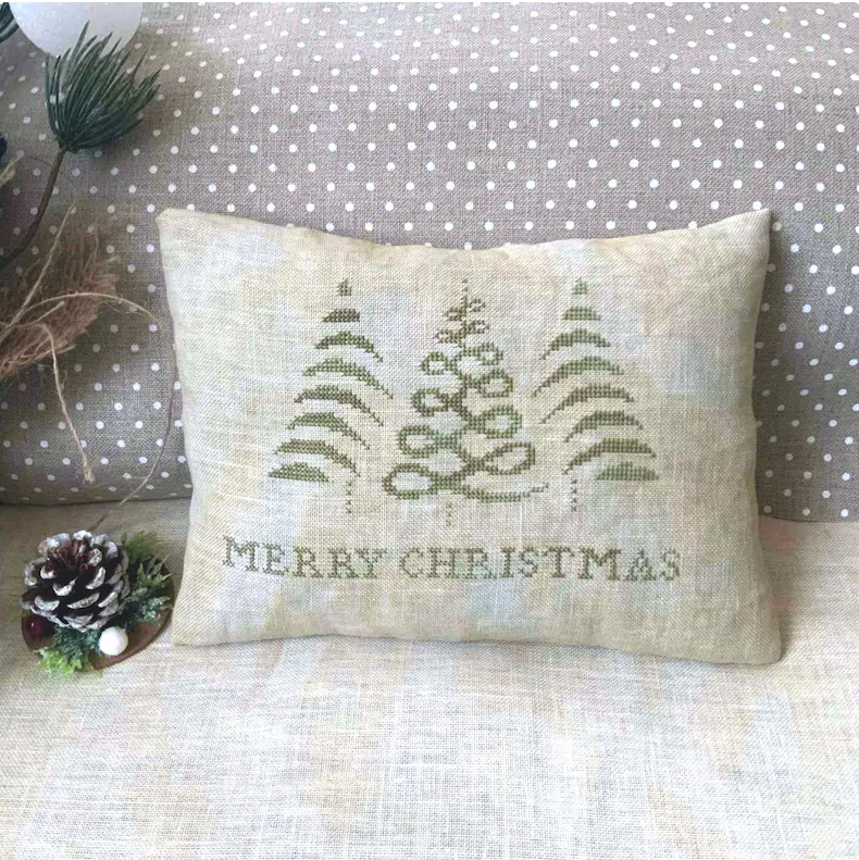 Minimalist Merry Christmas - PDF Cross Stitch Pattern