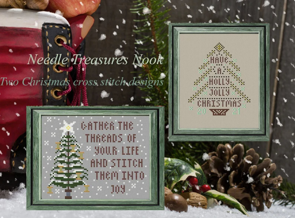 Holly Jolly Christmas - Cross Stitch Pattern