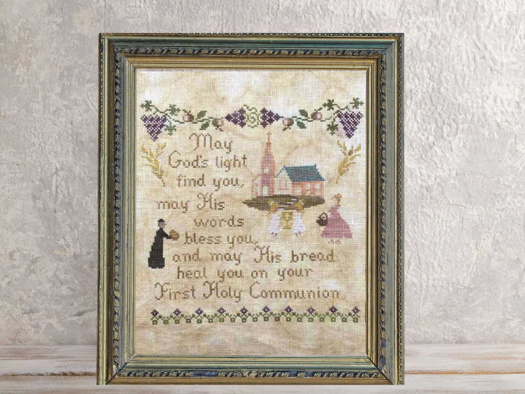 First Holy Communion - Religious Cross Stitch Pattern