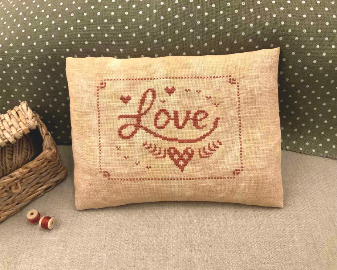 Love - Valentines Cross Stitch Pattern