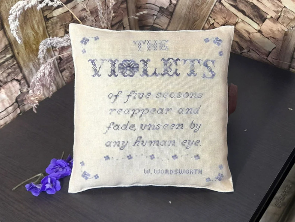 Violets - Cross Stitch Pattern