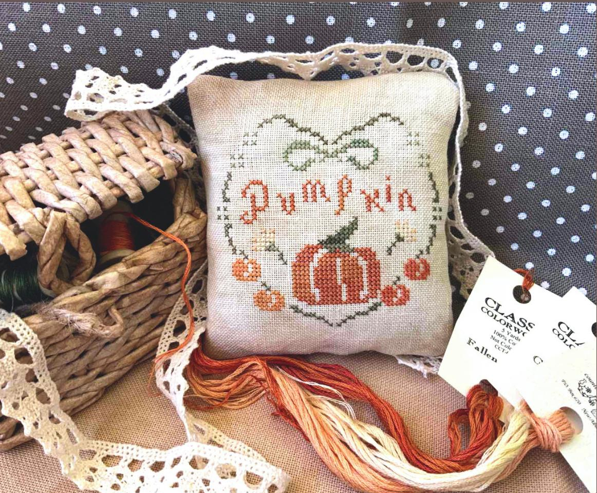 Pumpkin - Thanksgiving Cross Stitch Pattern