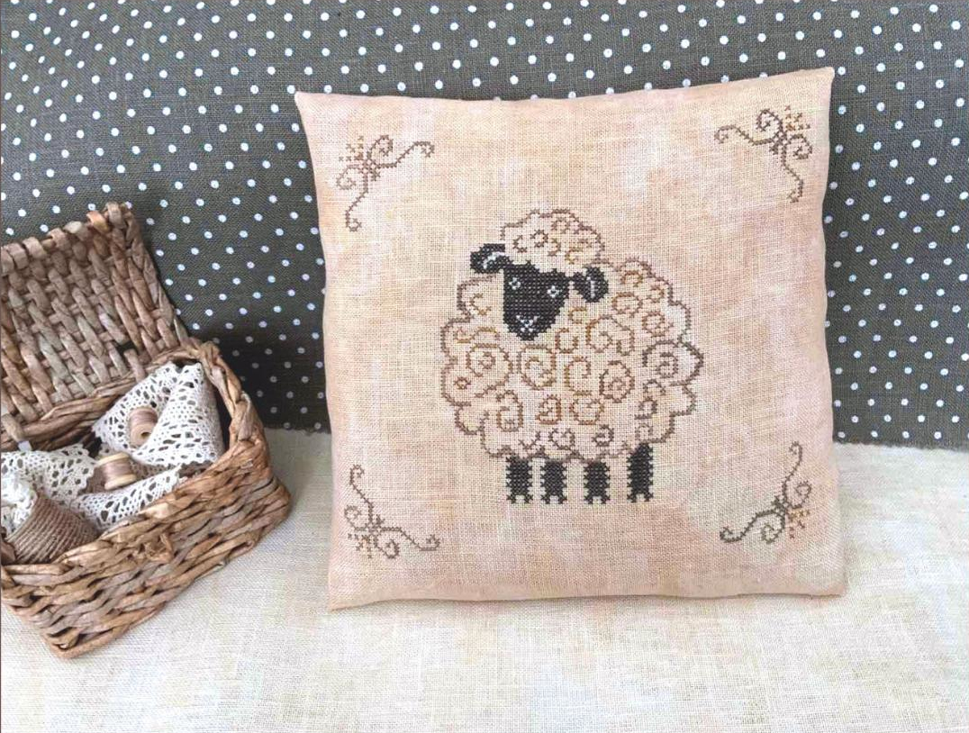 The Curly Sheep - PDF Cross Stitch Pattern