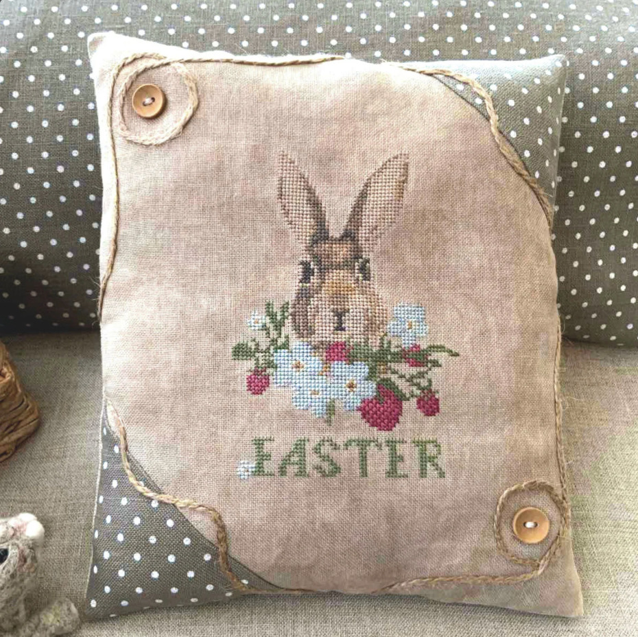 Easter Rabbit - Spring Cross Stitch Pattern