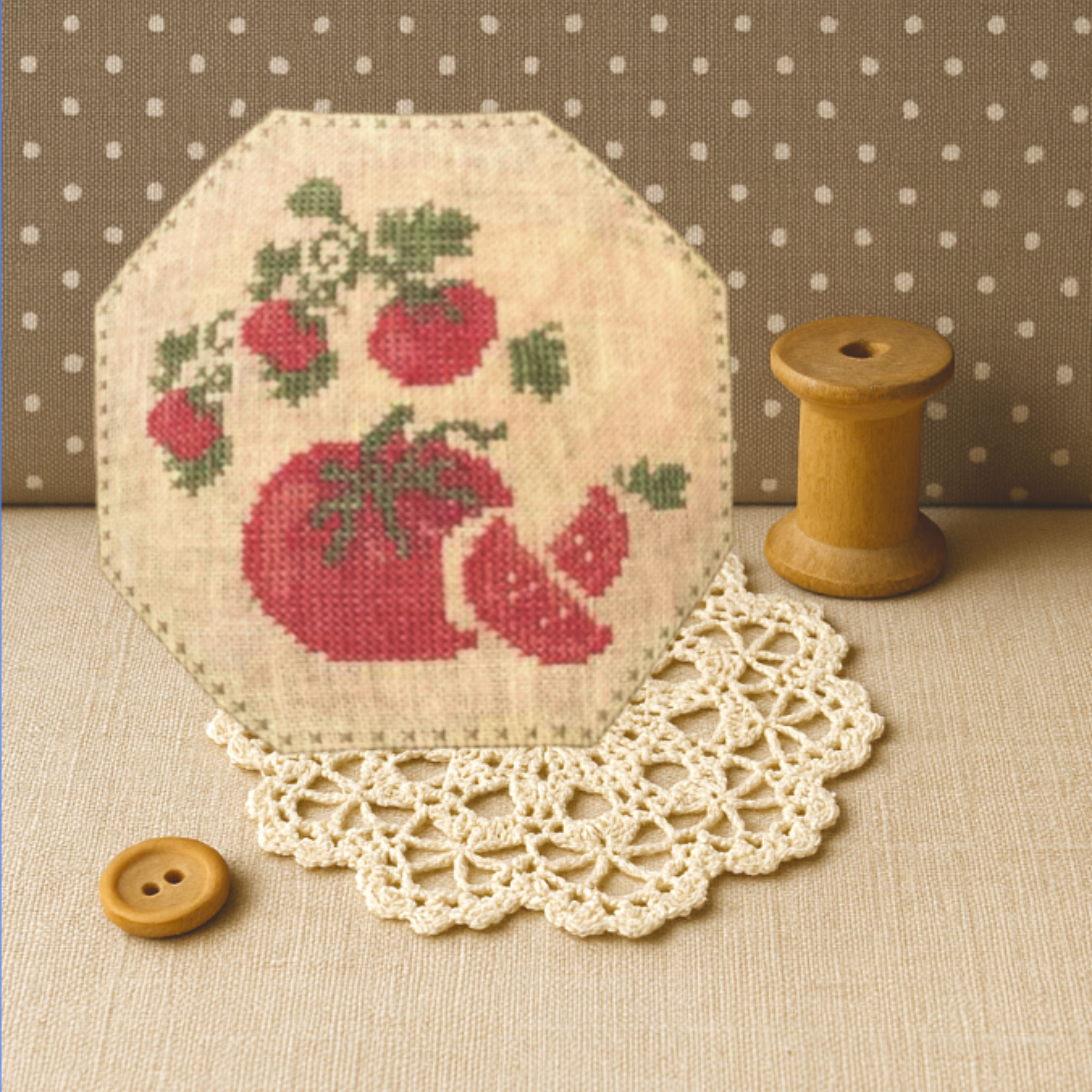 Garden Treasures - Tomatoes - Cross Stitch Pattern