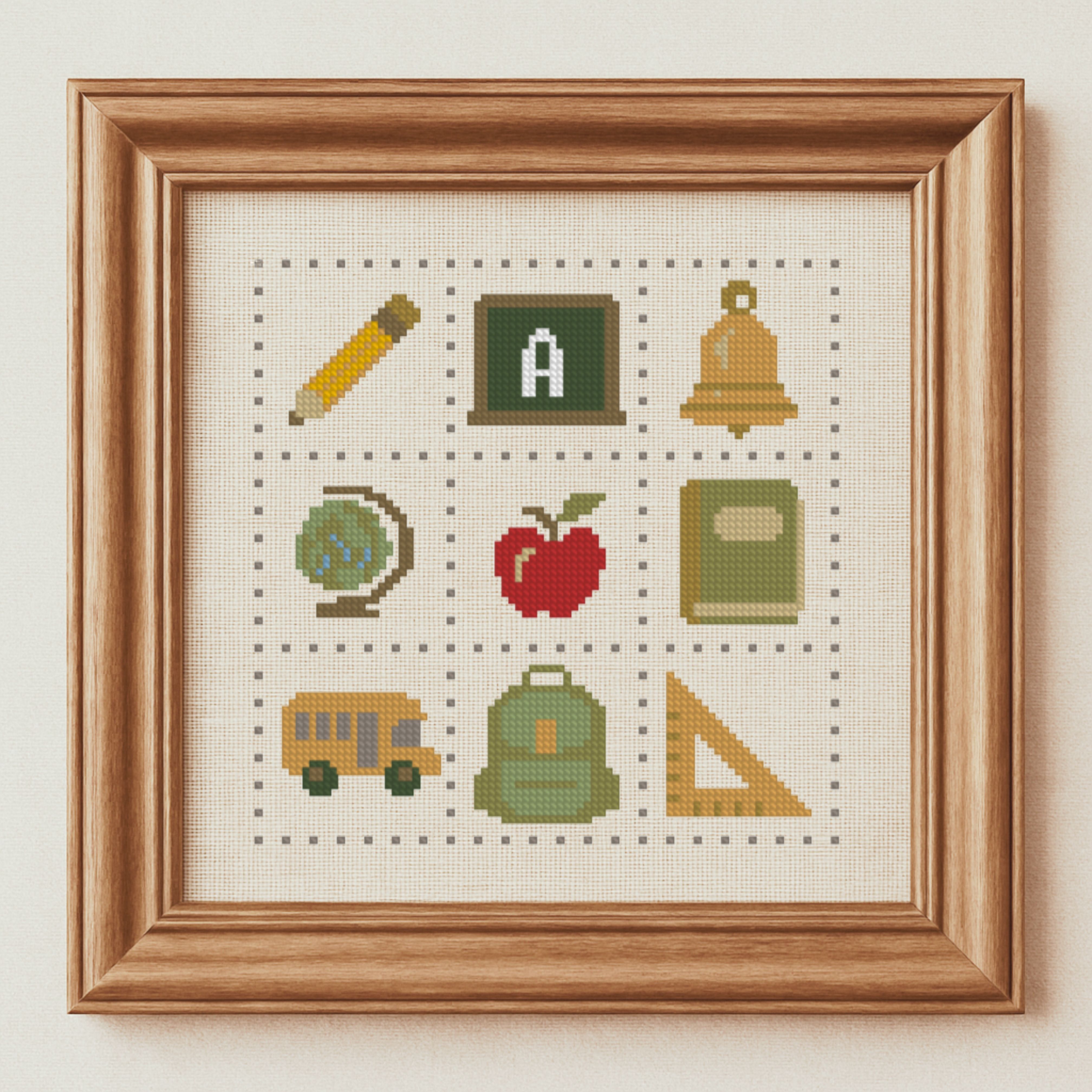 School Days Mini Sampler - Cross Stitch Pattern
