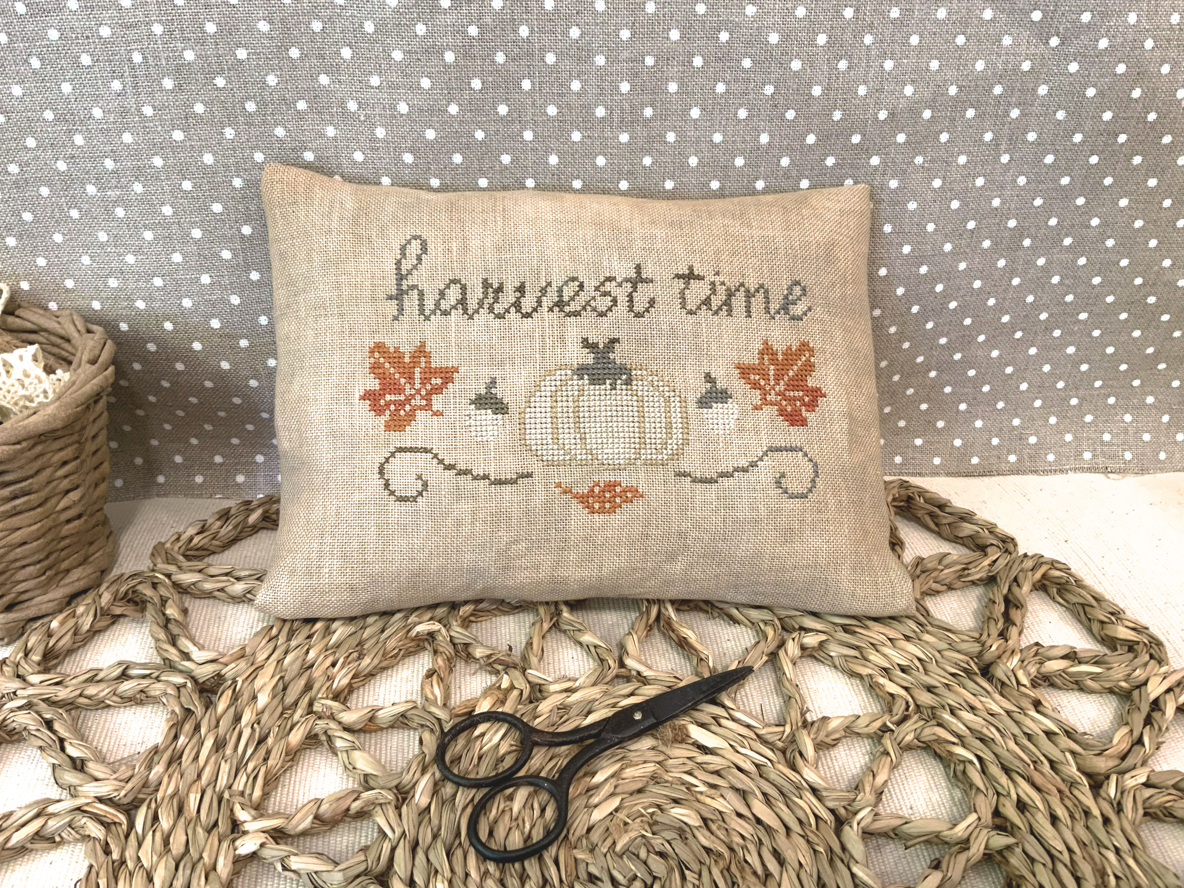 Harvest Time - Thanksgiving PDF Cross Stitch Pattern