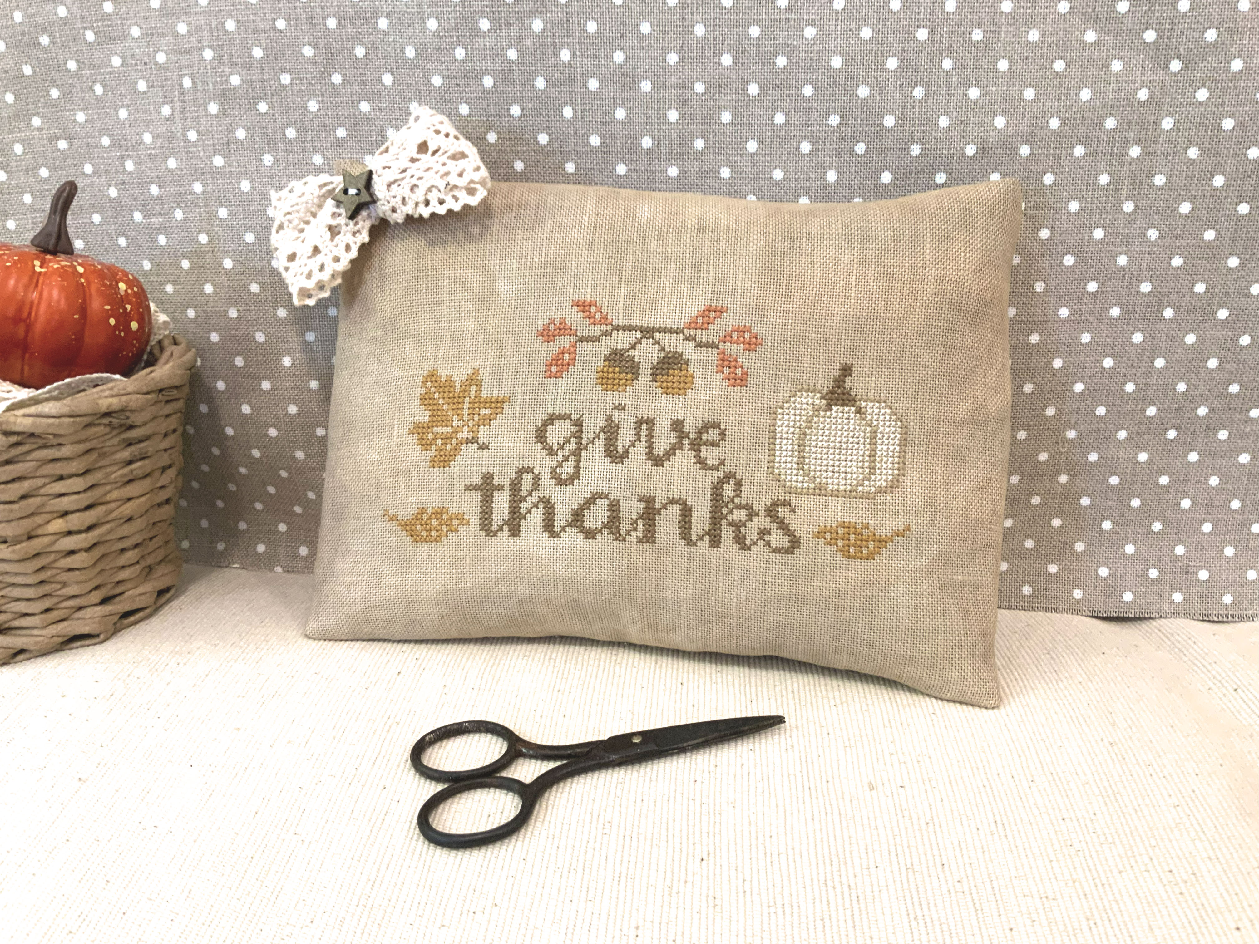 Season of Thanks - Thanksgiving PDF Cross Stitch Pattern