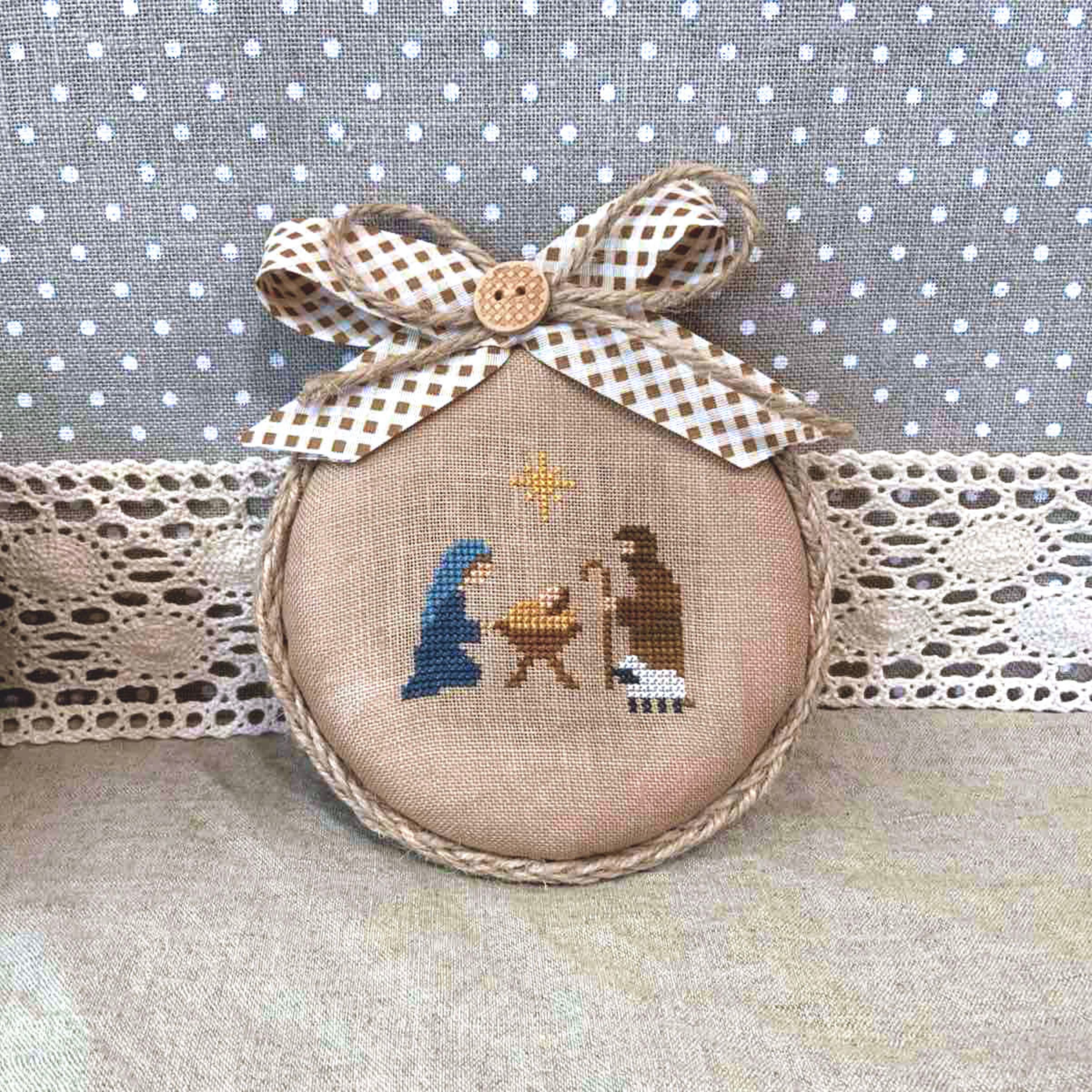 Silent Night Nativity - Christmas Cross Stitch Pattern