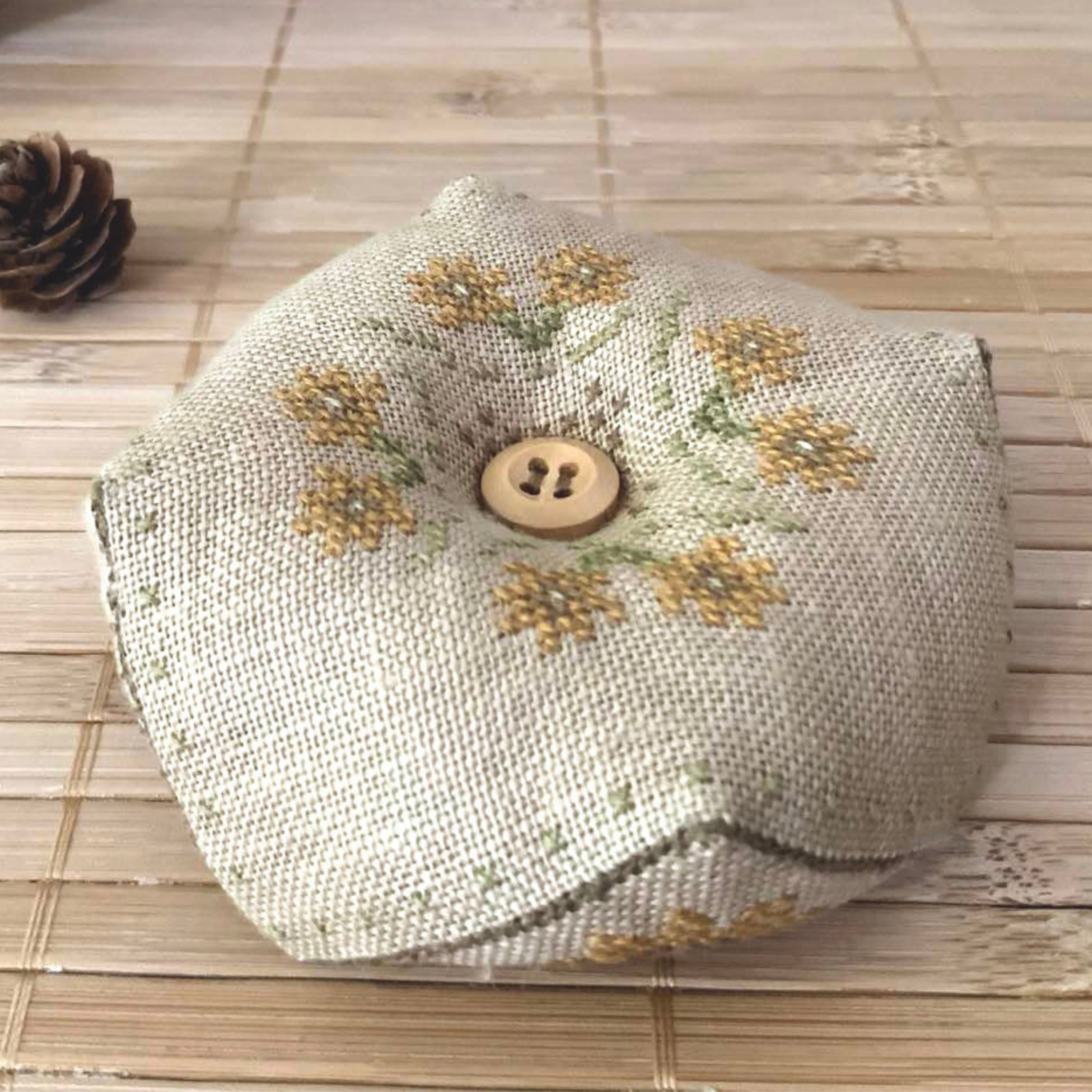Sunflower Biscornu - Fall Cross Stitch Pattern