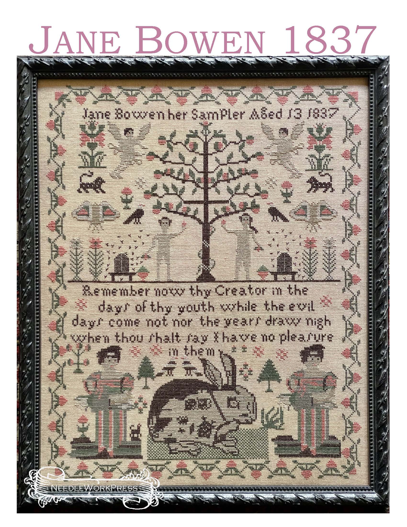 Jane Bowen 1837 - Cross Stitch Pattern