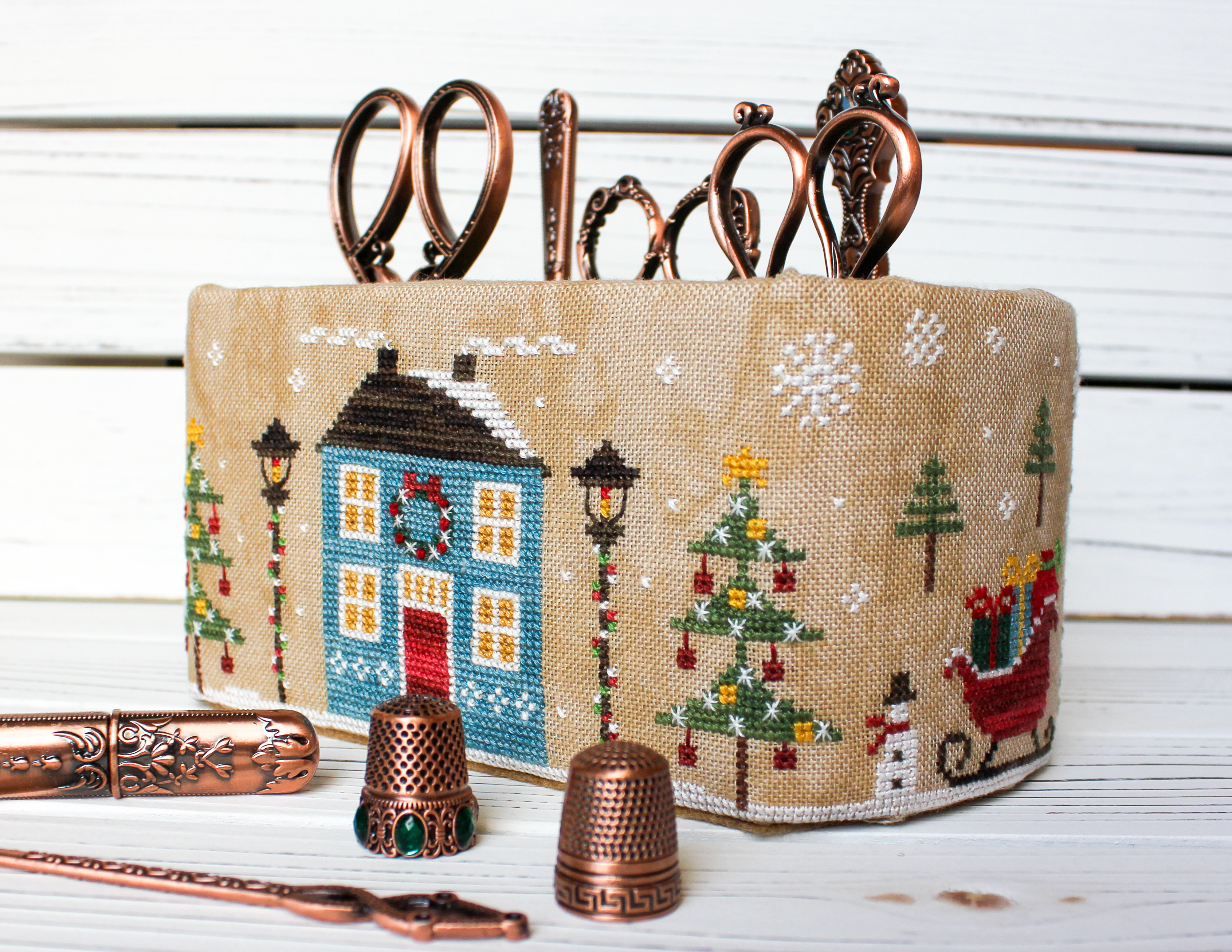 Winter in a Box - Cross Stitch Pattern