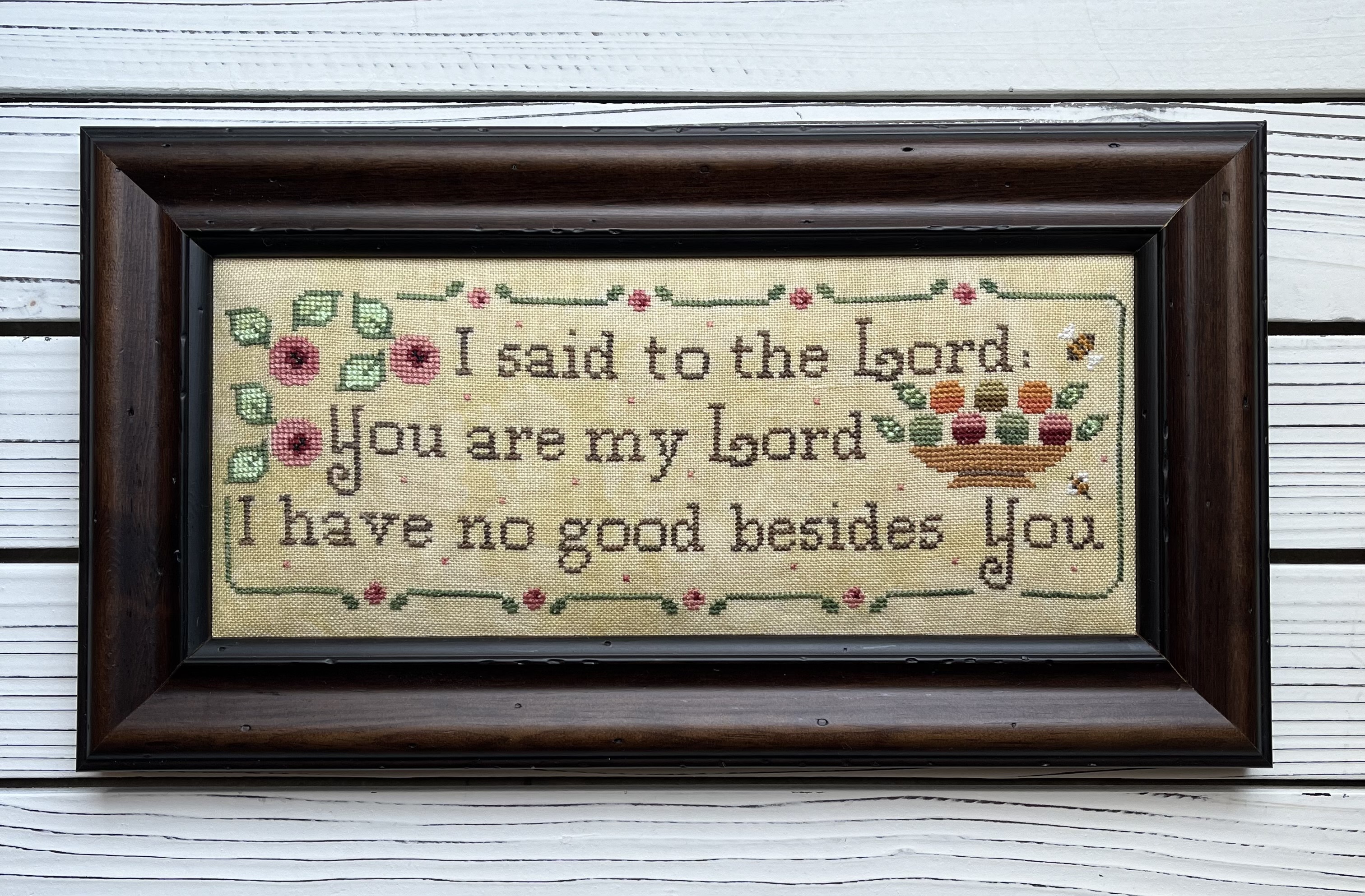 You Are My Lord - Christian Cross Stitch Pattern
