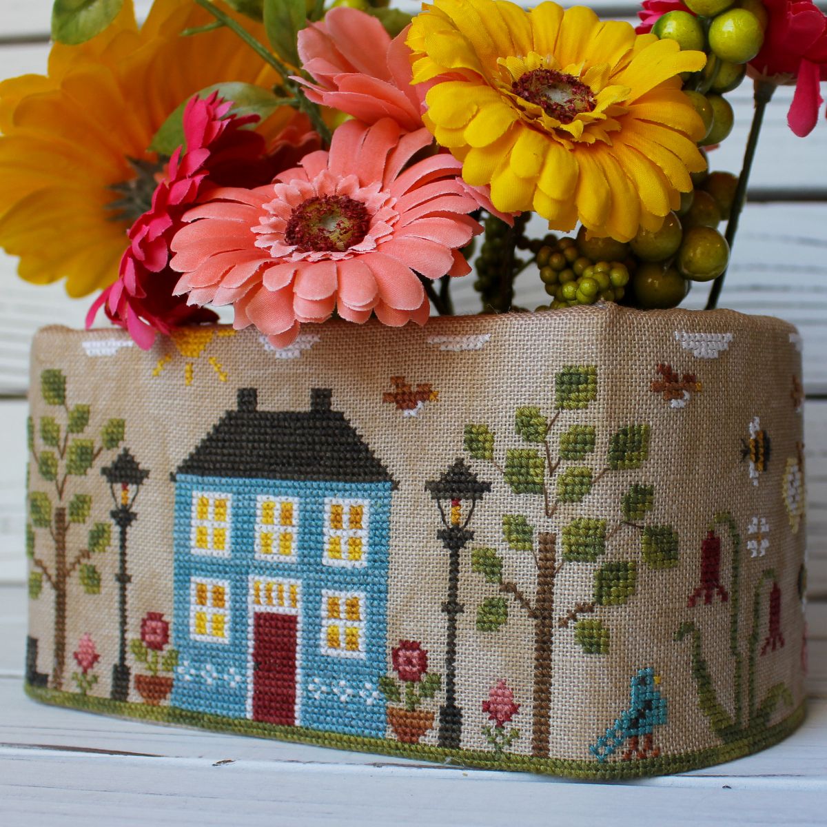 Spring In A Box - Cross Stitch Pattern
