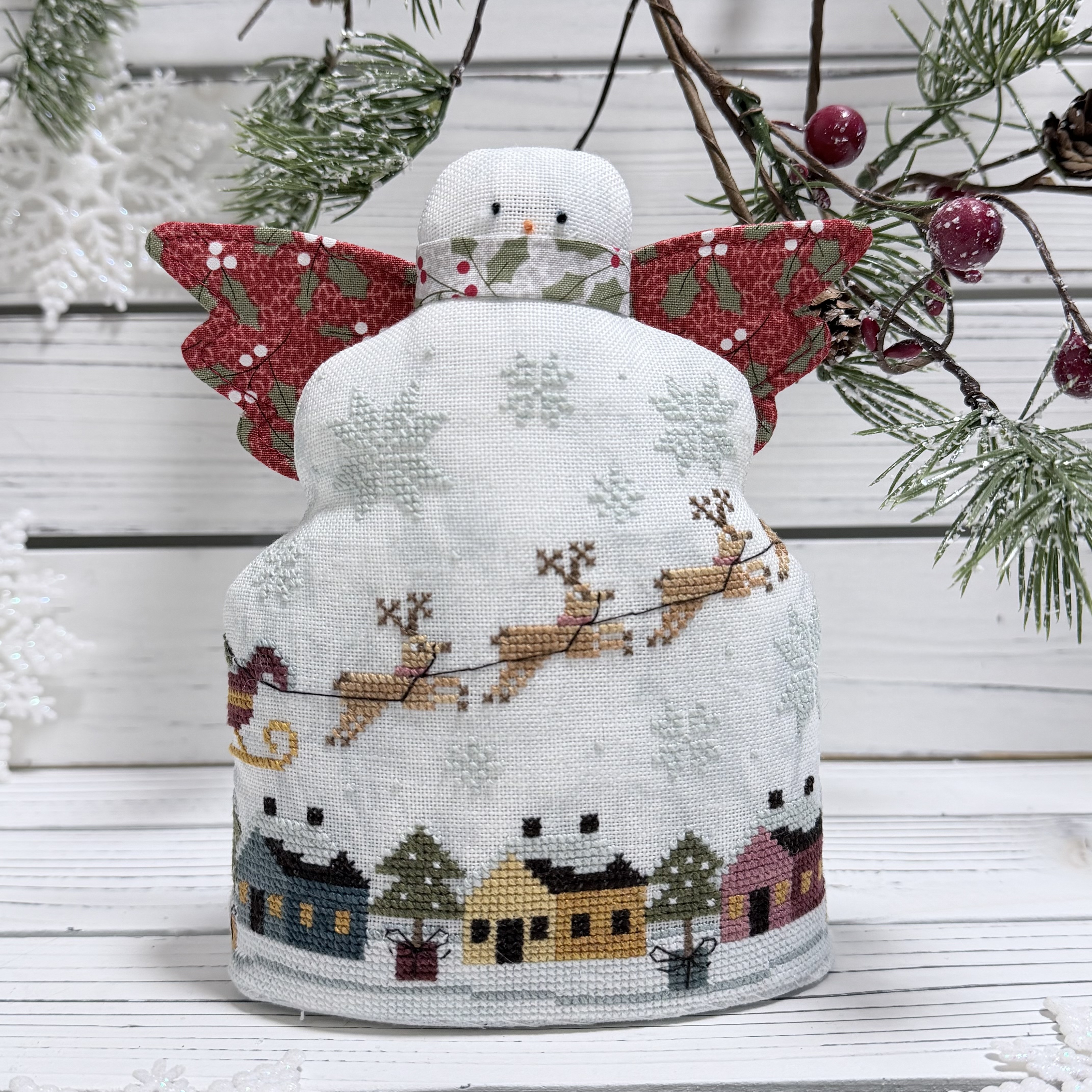 Snow Angel - Silent Night - Christmas Cross Stitch Pattern