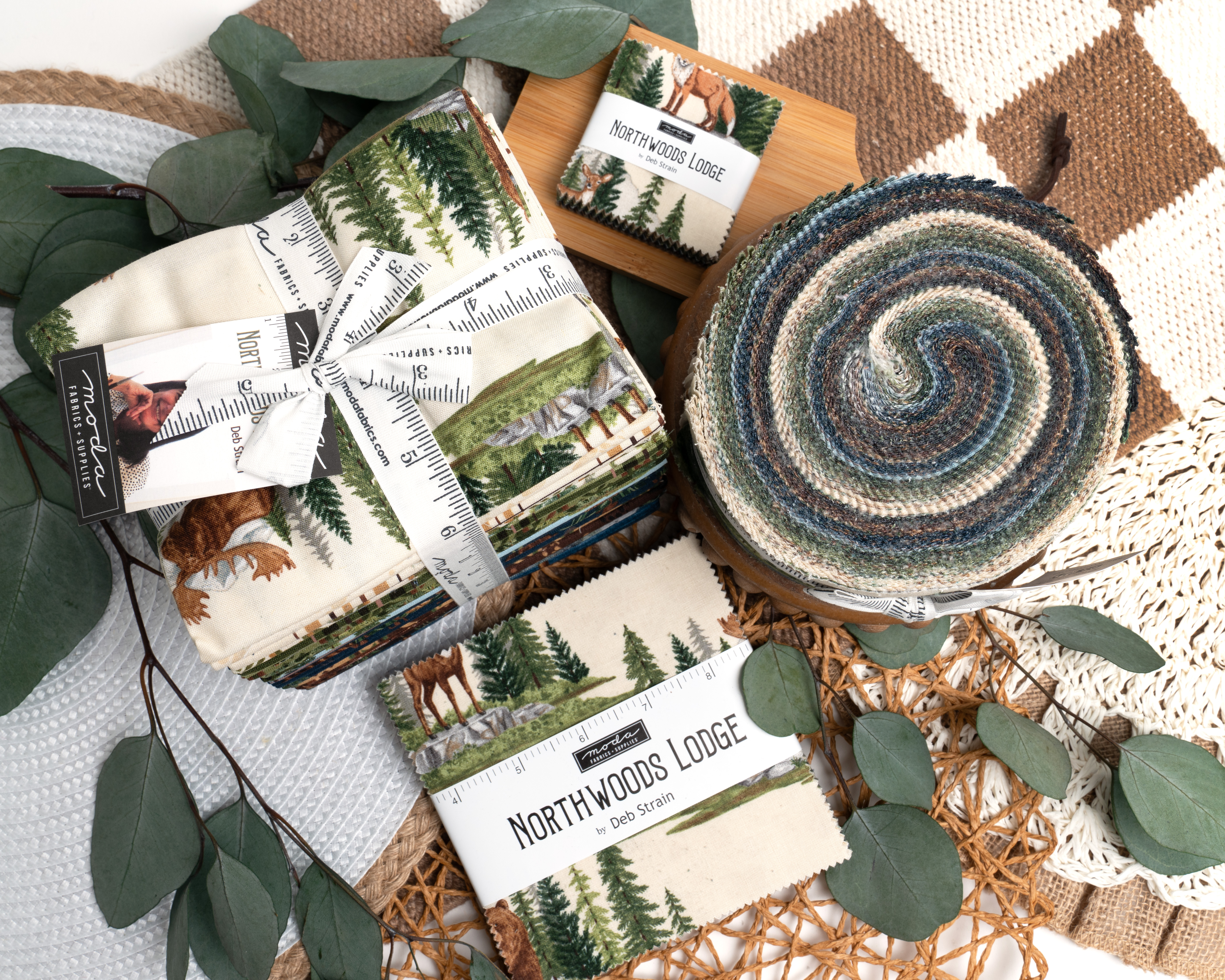 Northwoods Lodge Quilt Plaid Meadow - Quilt Fabric