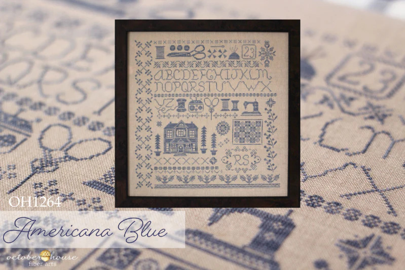Americana Blue - Cross Stitch Pattern