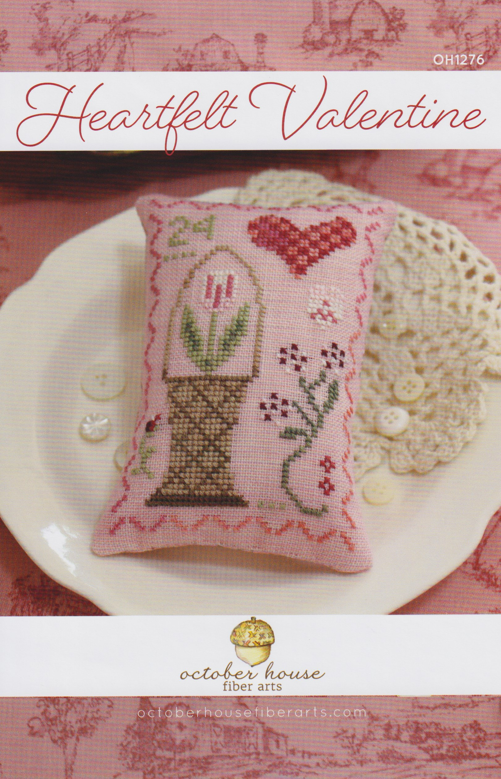 Heartfelt Valentine - Valentine Cross Stitch Pattern