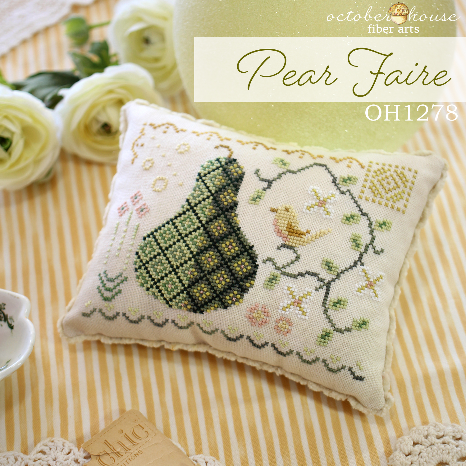 Pear Faire - Cross Stitch Pattern