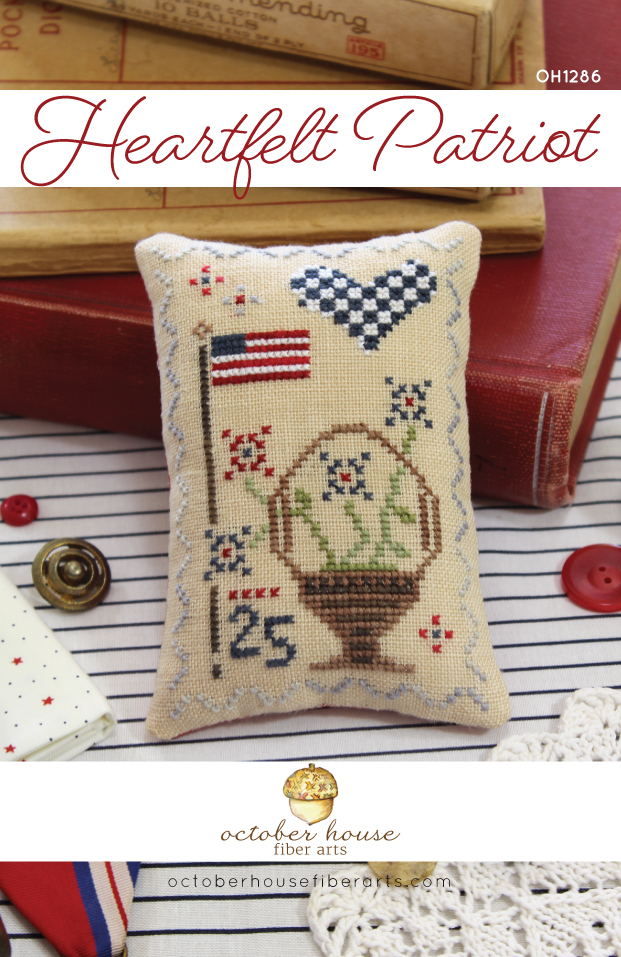 Heartfelt Patriot - Cross Stitch Pattern