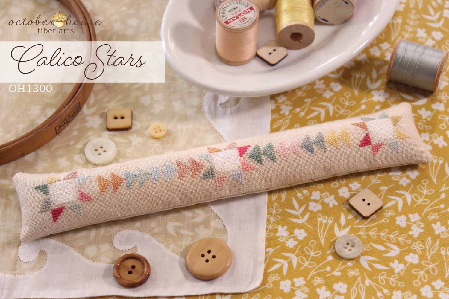 Calico Stars - Cross Stitch Pattern