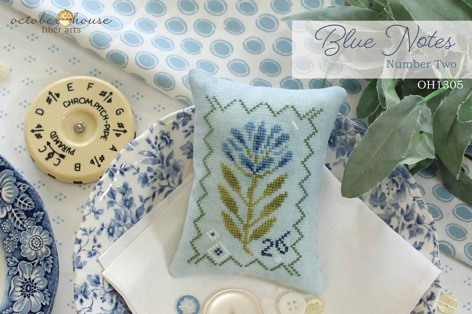Blue Notes - Number Two - Cross Stitch Pattern