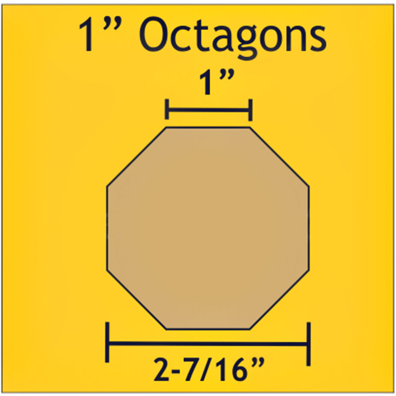 Octagon 1" 50pcs for English Paper Piecing