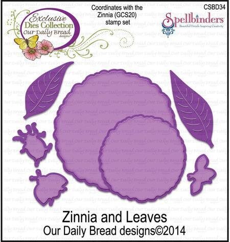 Zinnia And Leaves Dies