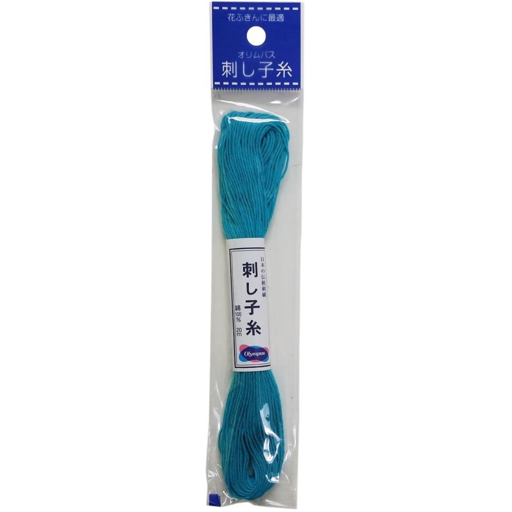 Cyan Blue - Olympus Sashiko Cotton Thread
