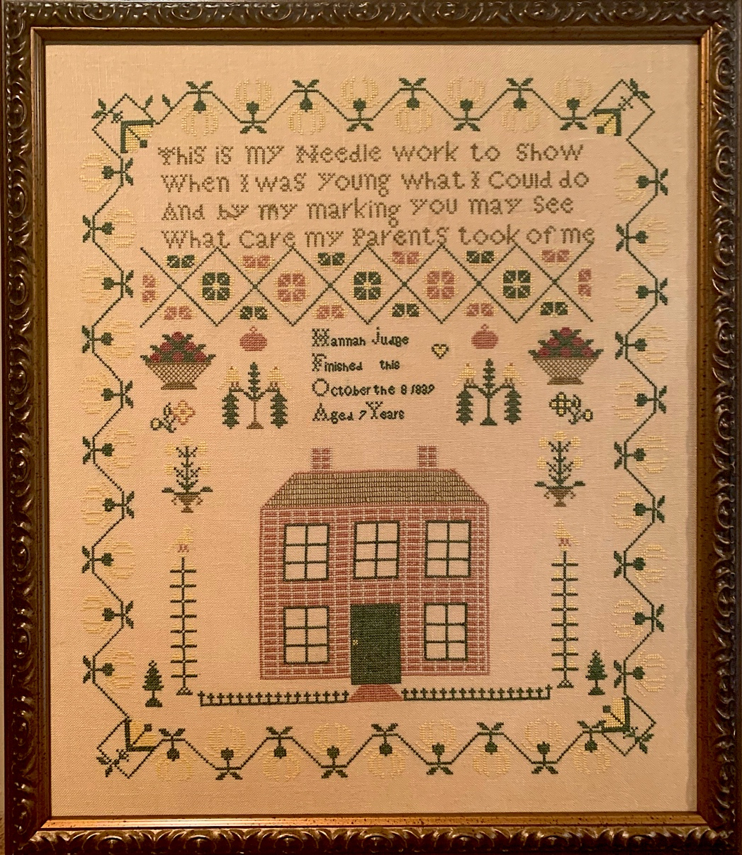 Hannah Judge - 1839 - Cross Stitch Pattern
