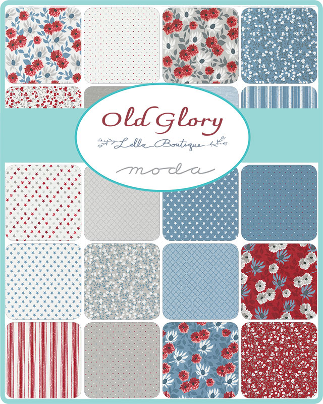 Old Glory Silver - Quilt Fabric
