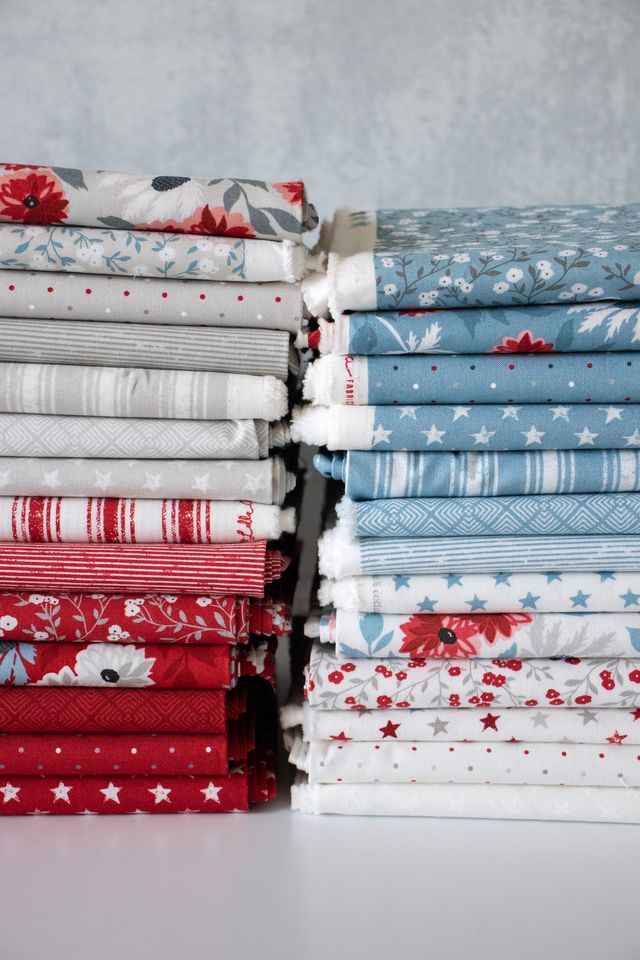 Old Glory Silver - Quilt Fabric