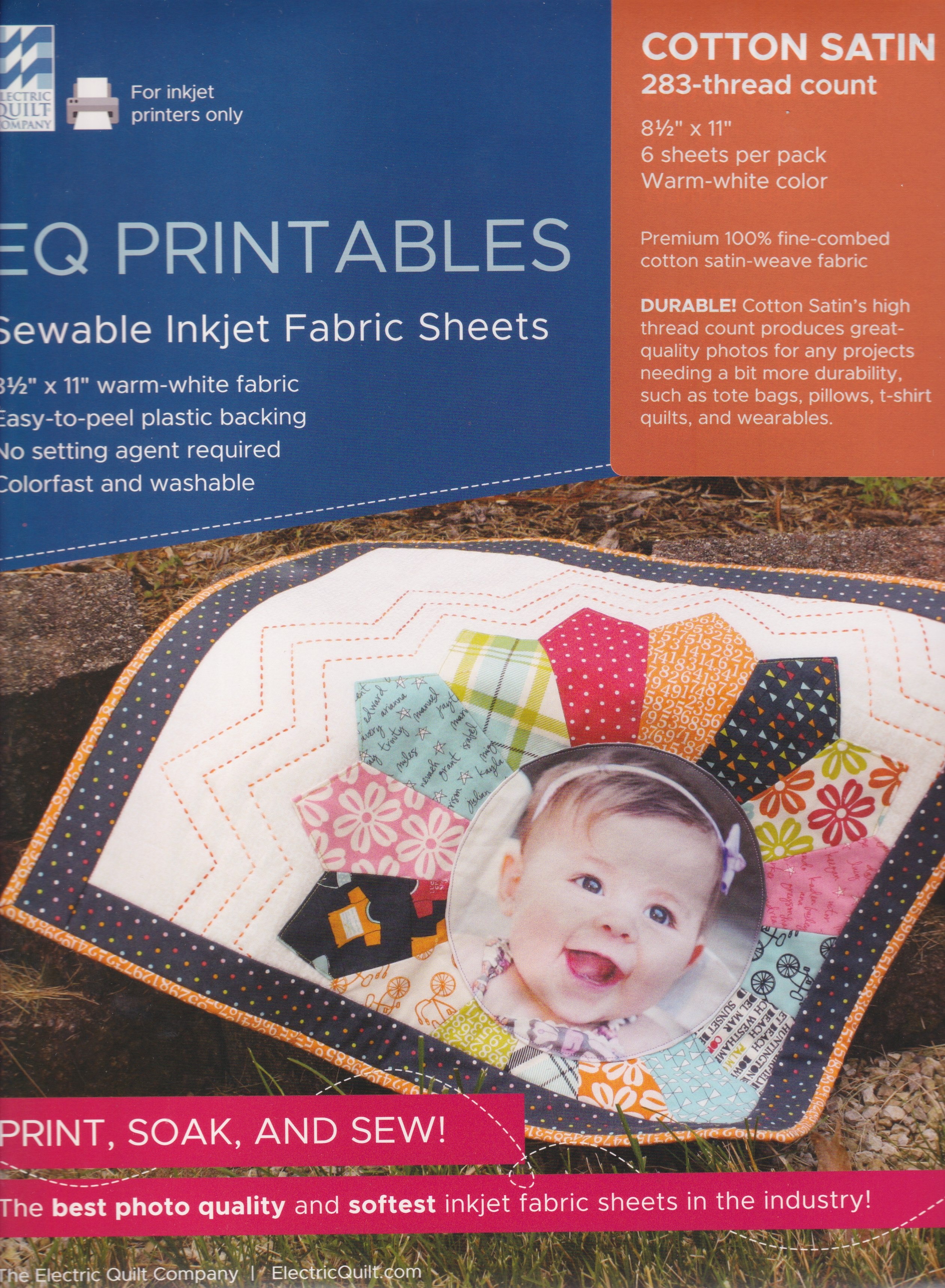 Inkjet Cotton Satin 6ct 8.5"x11"