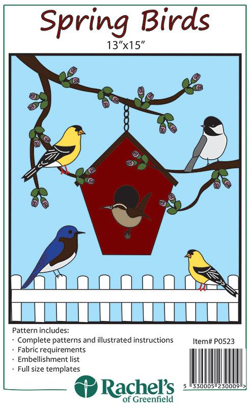 Spring Bird 13" x 15" - Quilt Pattern