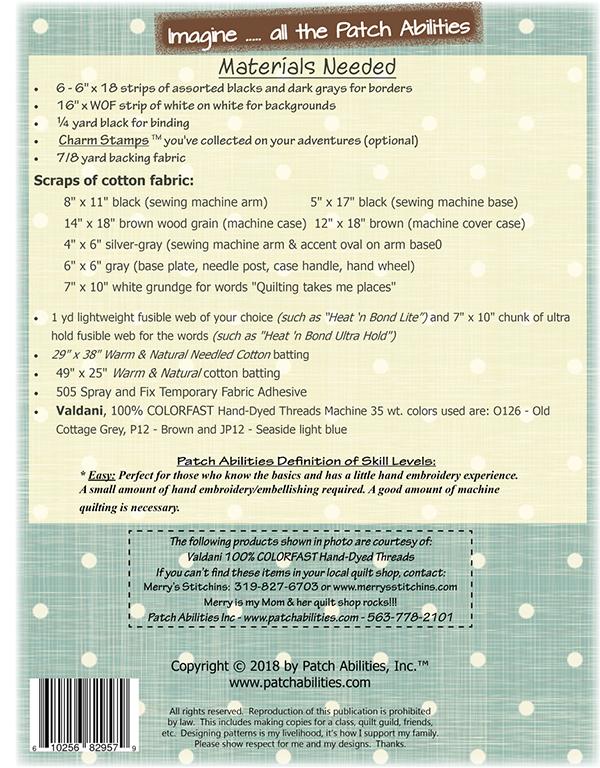 Quilting Takes Me Places - Quilt Pattern