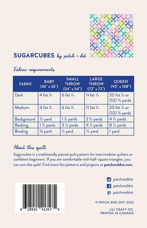 Sugar Cubes - Quilt Pattern