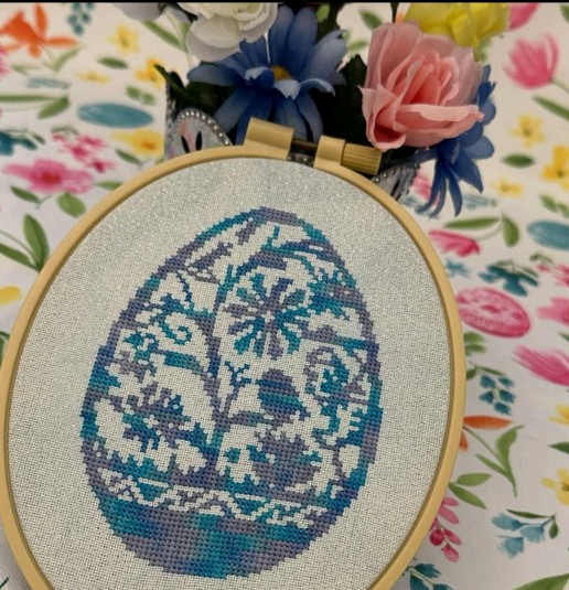 Hedgehog Egg - Easter Cross Stitch Pattern