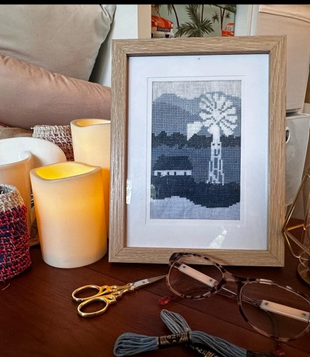 Winter Windmill - Cross Stitch Pattern