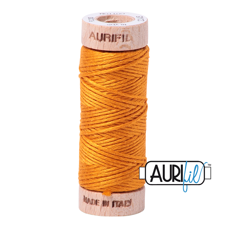 Aurifloss Thread Yellow Orange 2145