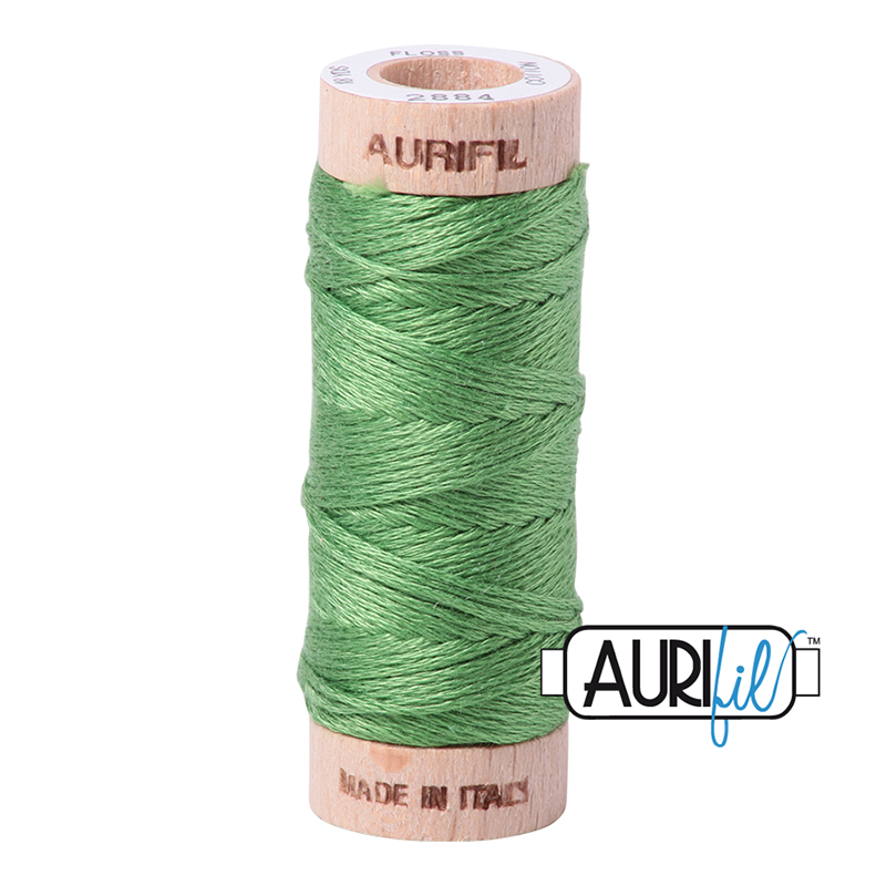 Aurifloss Thread Green Yellow 2884