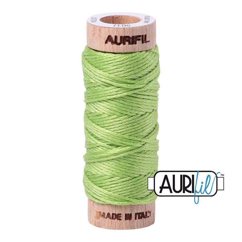 Aurifloss Thread Shining Green 5017