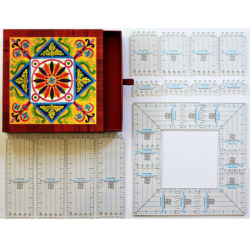 Perfect Adjustable Square - Quilt Ruler Template
